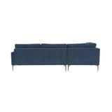 Serena Velvet Chaise Sectional by TOV Furniture at Eve Furniture