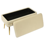 Ziva Velvet Storage Bench by TOV Furniture at Eve Furniture