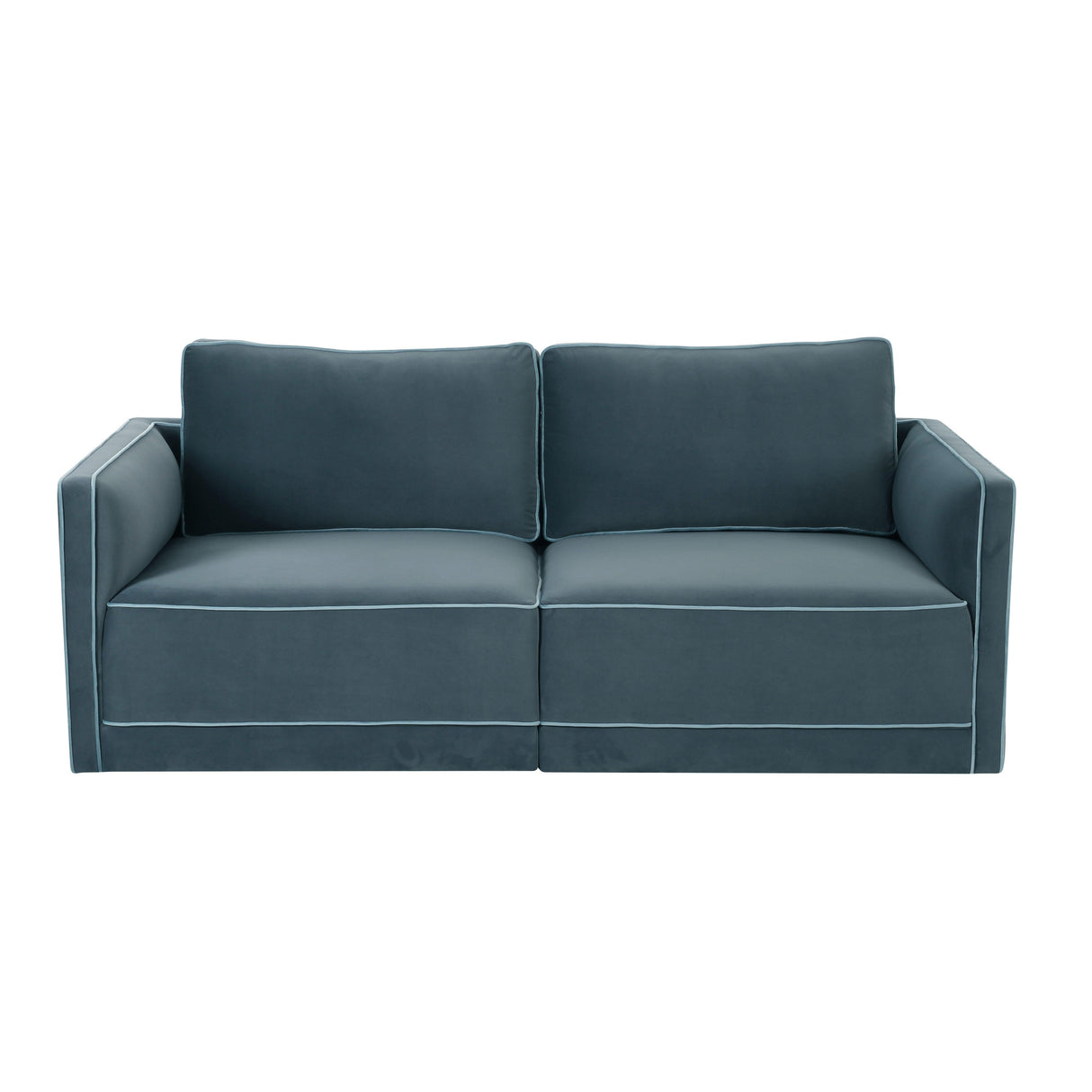 Willow Velvet Modular Loveseat by TOV Furniture at Eve Furniture