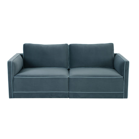 Willow Velvet Modular Loveseat by TOV Furniture at Eve Furniture