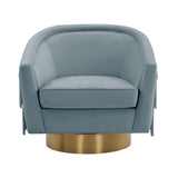 Flapper Velvet Swivel Chair by TOV Furniture at Eve Furniture