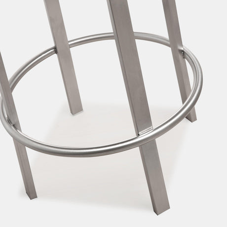 Pratt Performance Vegan Leather Swivel Counter Stool - Set of 2 by TOV Furniture at Eve Furniture