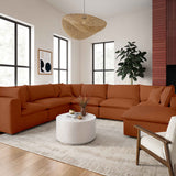 Cali Performance Fabric Modular 7-Piece Large Chaise Sectional by TOV Furniture at Eve Furniture