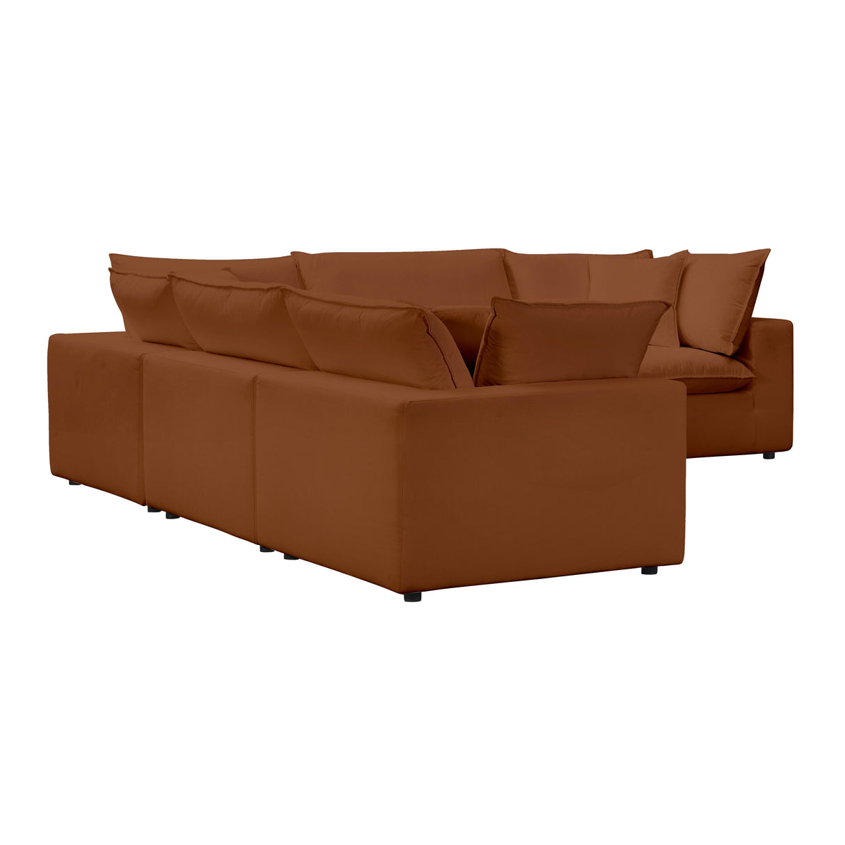 Cali Performance Fabric Modular 5-Piece L-Sectional by TOV Furniture at Eve Furniture