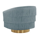 Flapper Velvet Swivel Chair by TOV Furniture at Eve Furniture