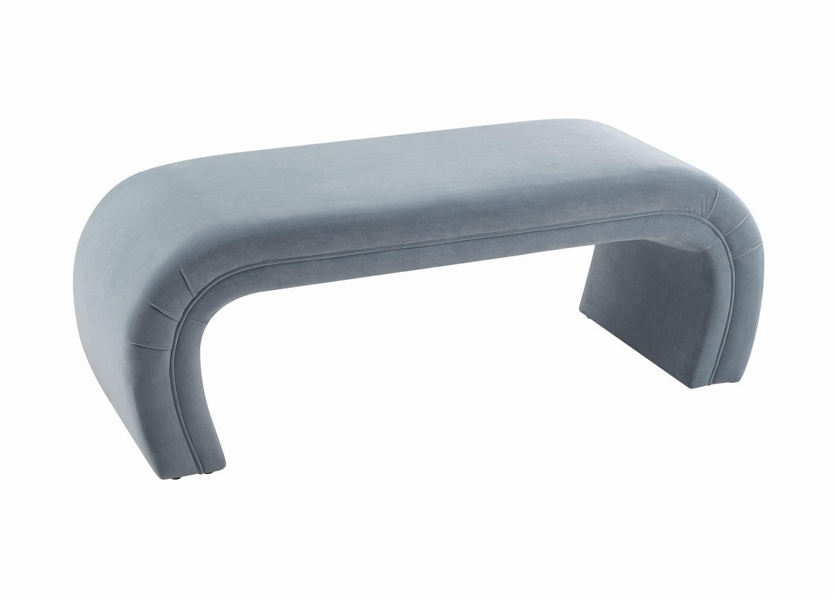 Kenya Velvet Bench by TOV Furniture at Eve Furniture