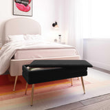 Ziva Velvet Storage Bench by TOV Furniture at Eve Furniture