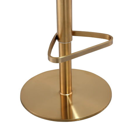 Astro Performance Vegan Leather Adjustable Stool by TOV Furniture at Eve Furniture