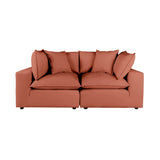 Cali Performance Fabric Modular Loveseat by TOV Furniture at Eve Furniture