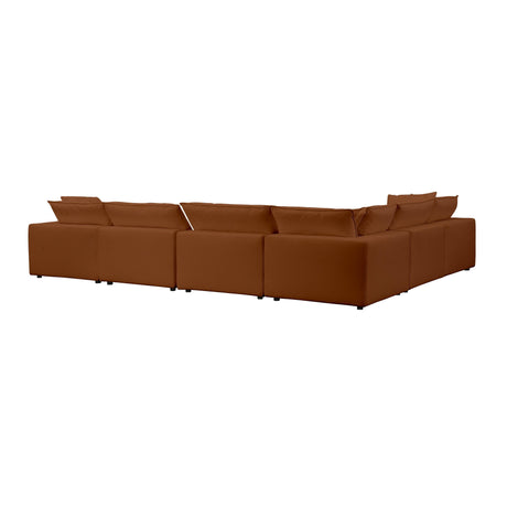 Cali Performance Fabric Modular 7-Piece Large Chaise Sectional by TOV Furniture at Eve Furniture