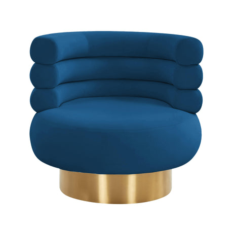 Naomi Velvet Swivel Chair by TOV Furniture at Eve Furniture