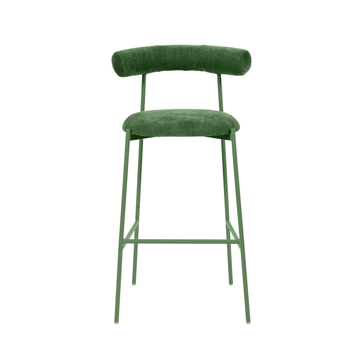 Liliana Performance Velvet Stool by TOV Furniture at Eve Furniture