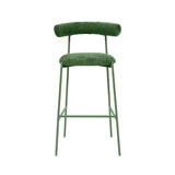 Liliana Performance Velvet Stool by TOV Furniture at Eve Furniture