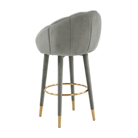 Myla Velvet Swivel Stool by TOV Furniture at Eve Furniture