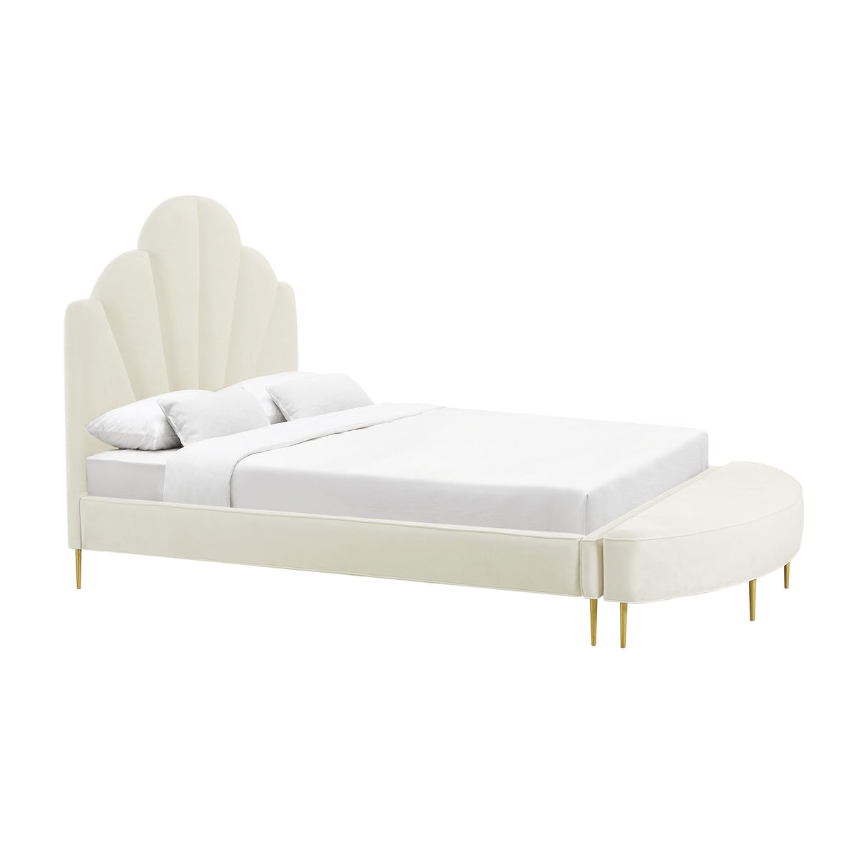 Bianca Velvet Bench by TOV Furniture at Eve Furniture