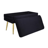 Ziva Velvet Storage Bench by TOV Furniture at Eve Furniture