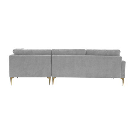 Serena Velvet Chaise Sectional by TOV Furniture at Eve Furniture