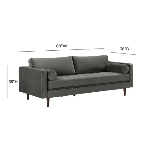 Cave Velvet Sofa by TOV Furniture at Eve Furniture