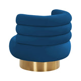 Naomi Velvet Swivel Chair by TOV Furniture at Eve Furniture