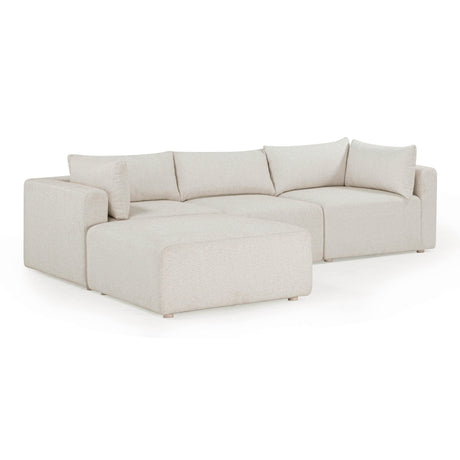 Hangover Cream Outdoor Modular Sectional by TOV Furniture at Eve Furniture