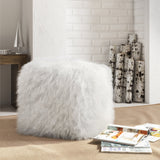 Tibetan Sheep Pouf by TOV Furniture at Eve Furniture