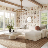 Perry Cream Chenille Modular Sectional by TOV Furniture at Eve Furniture