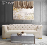Lana Mirrored Coffee Table by Inspire Me! Home Decor by TOV Furniture at Eve Furniture