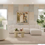 Travie Performance Corduroy Velvet 4-Piece Modular Sectional by TOV Furniture at Eve Furniture