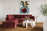 Willow Velvet Modular Left Arm Facing (LAF) Sectional by TOV Furniture at Eve Furniture