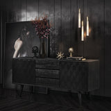 Valentina Black Acacia 59" Buffet by TOV Furniture at Eve Furniture