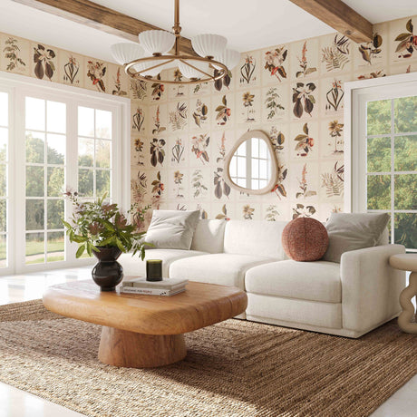 Perry Cream Chenille Modular Sofa by TOV Furniture at Eve Furniture