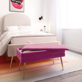 Ziva Velvet Storage Bench by TOV Furniture at Eve Furniture
