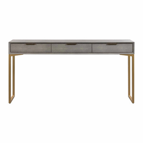 Pesce Shagreen Console Table by TOV Furniture at Eve Furniture