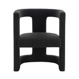 Ada Black Boucle Chair by TOV Furniture at Eve Furniture