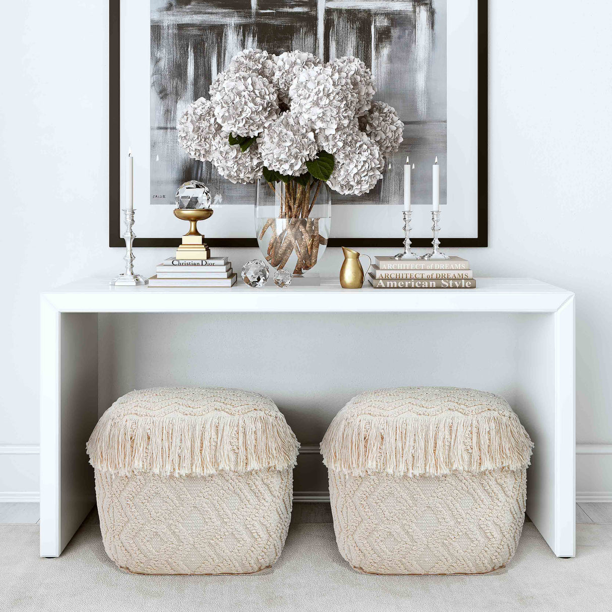 Inca Pouf by TOV Furniture at Eve Furniture