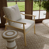 Dixie Chenille Velvet Accent Chair by TOV Furniture at Eve Furniture