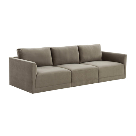 Willow Velvet Modular Sofa by TOV Furniture at Eve Furniture