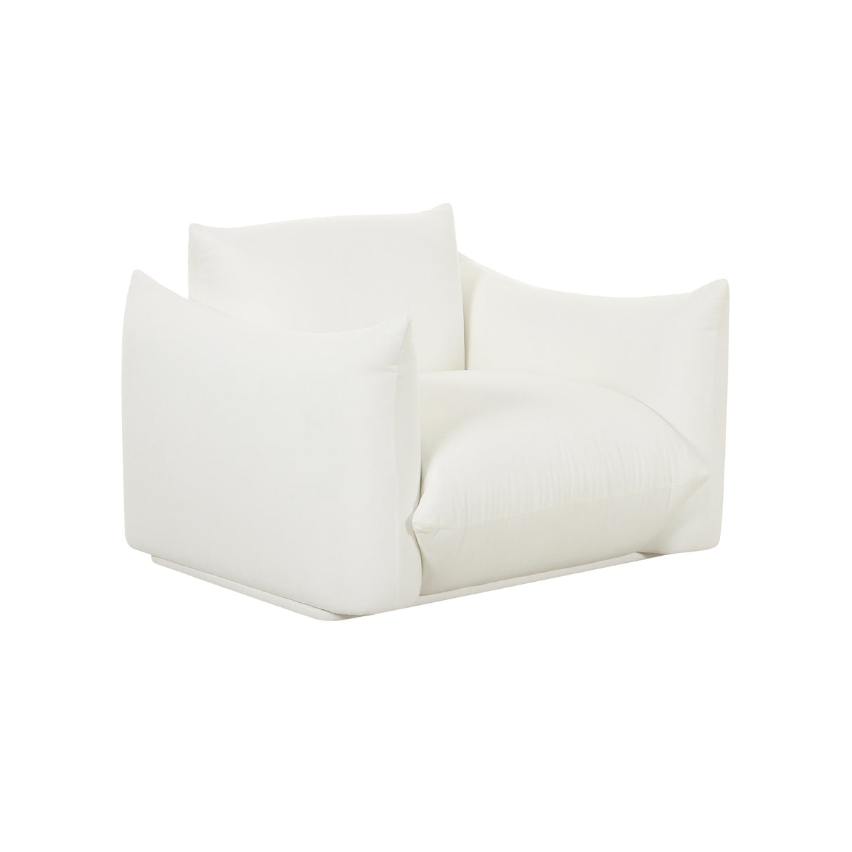 Saint Tropez Pearl Performance Fabric Stuffed Armchair by TOV Furniture at Eve Furniture