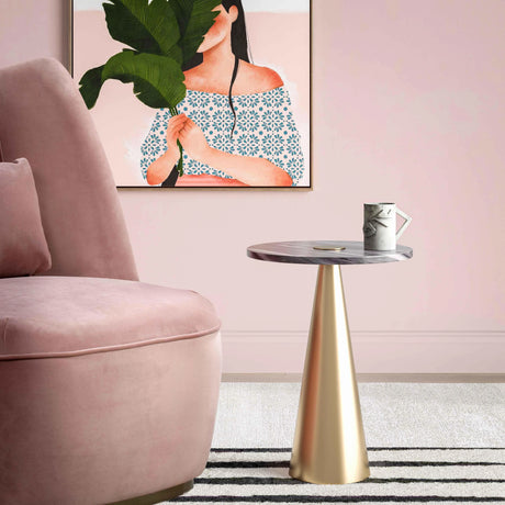 Addyson Marble Side Table by TOV Furniture at Eve Furniture