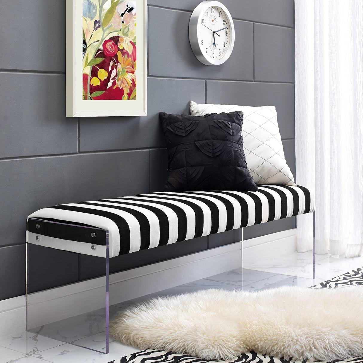 Envy Upholstered Bench by TOV Furniture at Eve Furniture