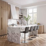 Paddy Performance Vegan Leather Adjustable Stool by TOV Furniture at Eve Furniture