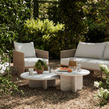 Juju Nesting Indoor/Outdoor Marble Coffee Tables by TOV Furniture at Eve Furniture