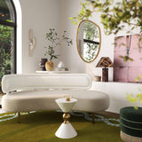 Mika Gold Wall Mirror by TOV Furniture at Eve Furniture