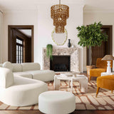 Broohah Upholstered Ottoman by TOV Furniture at Eve Furniture