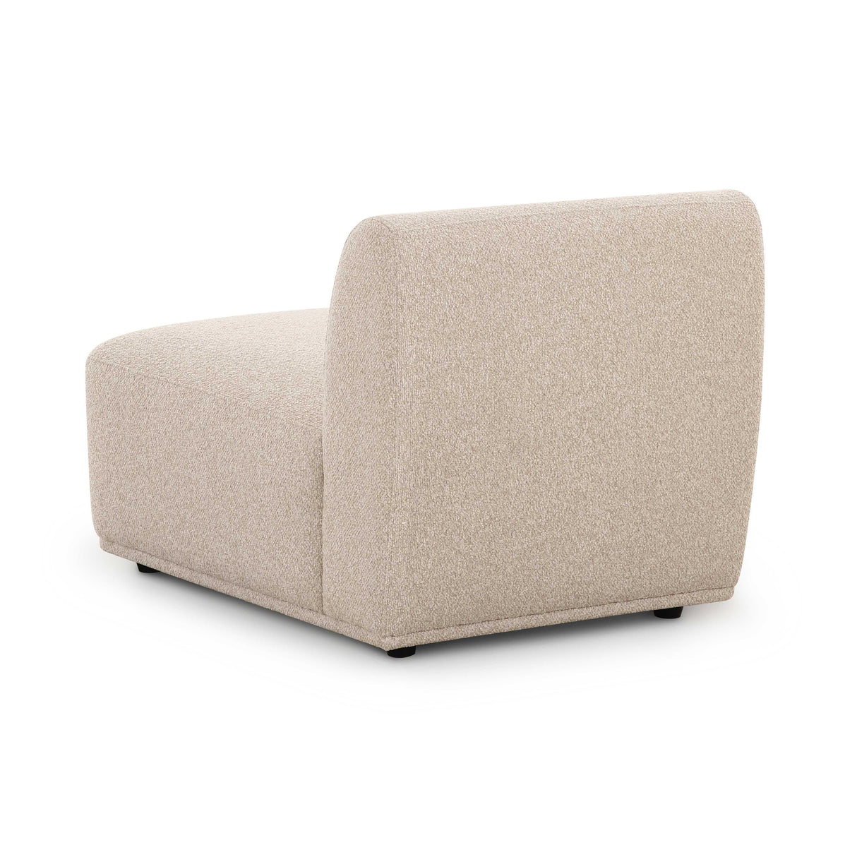 Sylvie Cream Boucle Armless 1-Seater by TOV Furniture at Eve Furniture