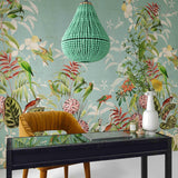 Palani Green Wooden Bead Chandelier by TOV Furniture at Eve Furniture