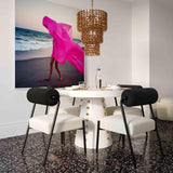 Nirsa Brass Chain Link 3-Tier Chandelier by TOV Furniture at Eve Furniture