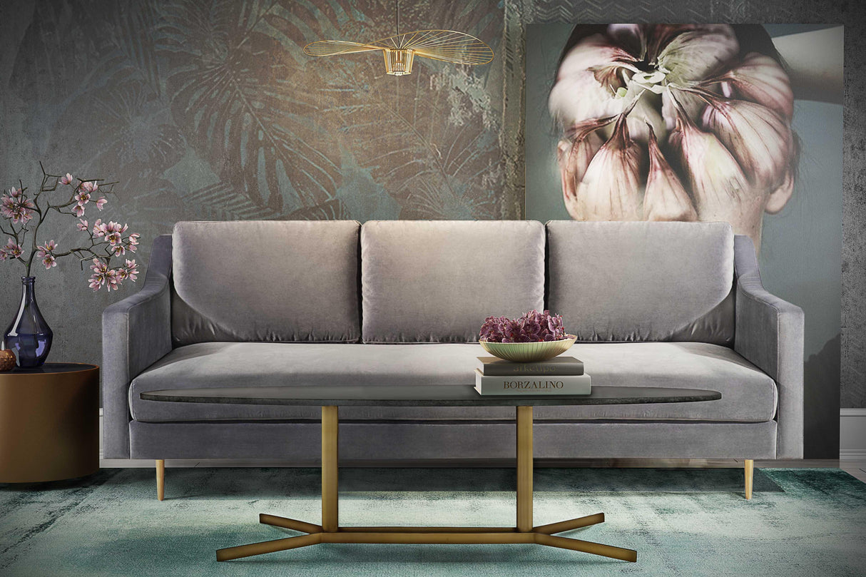 Gemma Black Marble Coffee Table by TOV Furniture at Eve Furniture