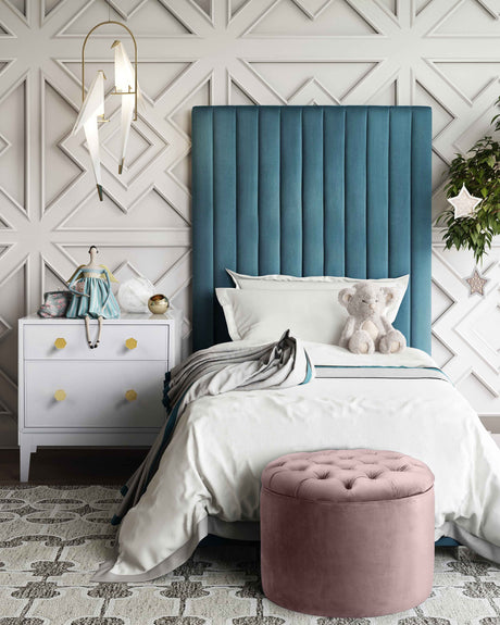 Queen Velvet Storage Ottoman by TOV Furniture at Eve Furniture