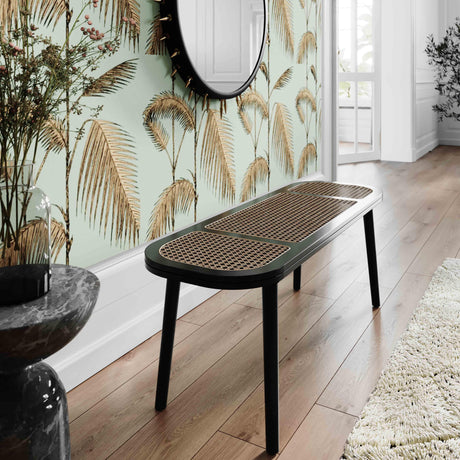 Emilia Cane Bench by TOV Furniture at Eve Furniture